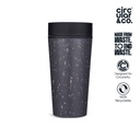Globe Circular Cup 12oz Grey & Ink